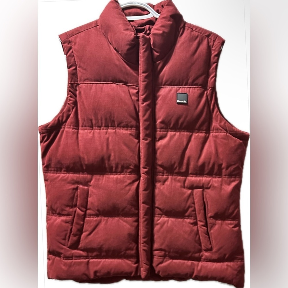Bench Vest Size Large in Dark Red - Picture 2 of 6